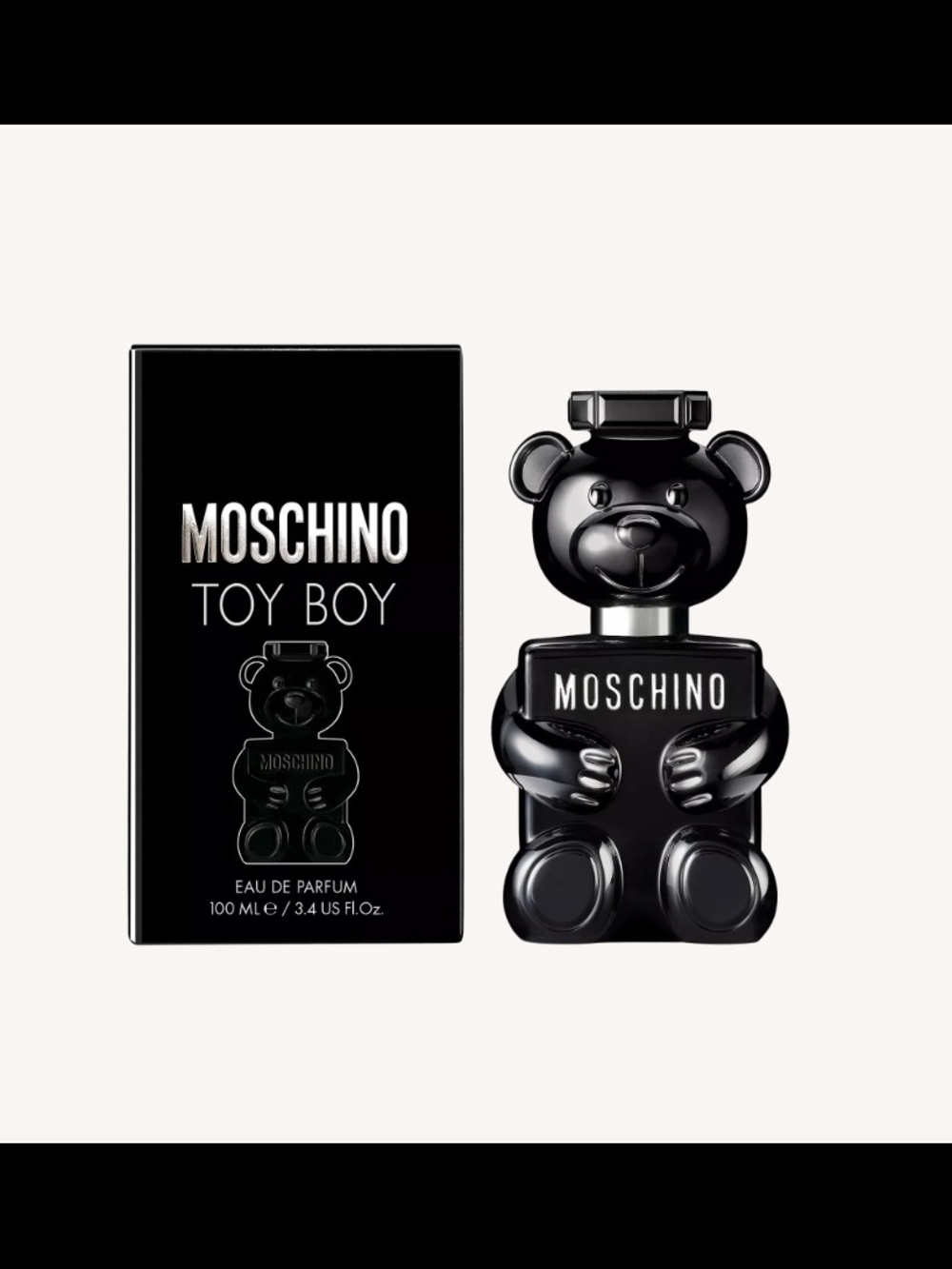 Moschino Black Toy Boy Bear Bottle Perfume